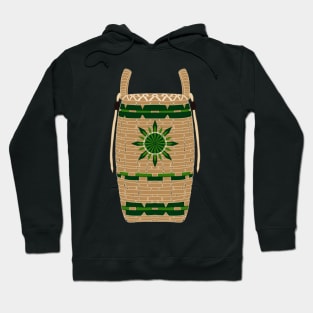 Green black ash basket Hoodie